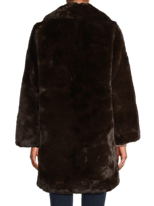 Apparis Stella Faux Fur Coat