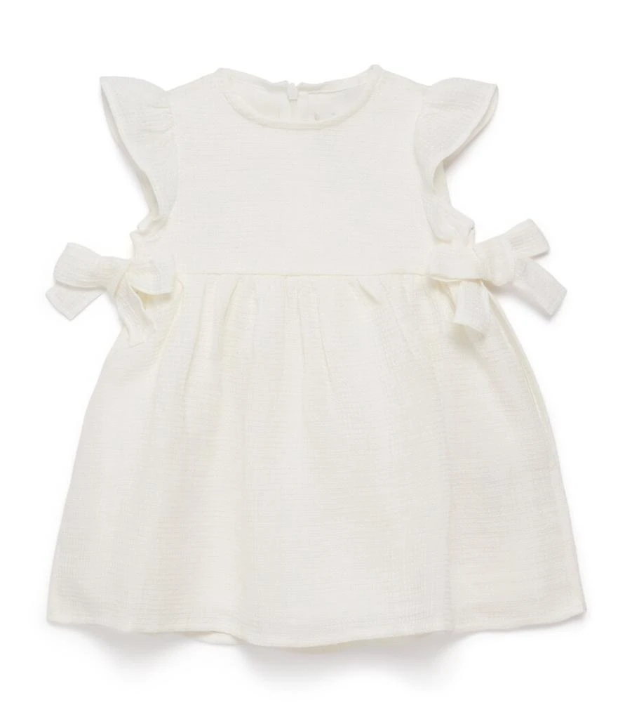 IL GUFO Linen Button-Up Dress (6-36 Months) 1