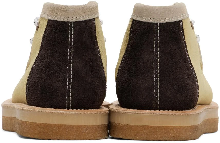 ANDERSSON BELL White & Beige Credose Desert Boots 2