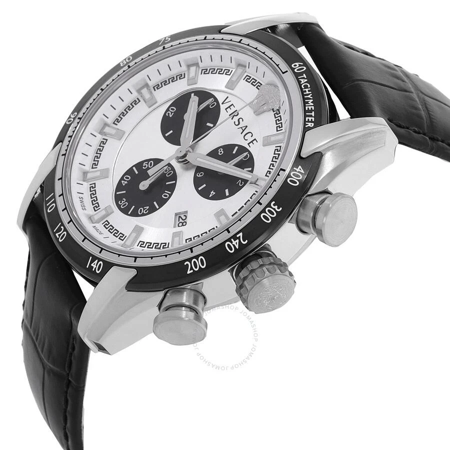 Versace V-Ray Chronograph Quartz Silver Dial Men's Watch VE2I00821 2