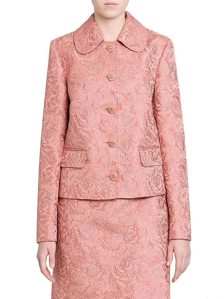 Dolce
Gabbana Floral Jacquard Tailored Jacket 3