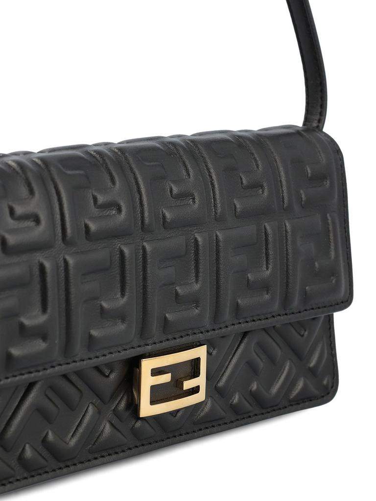 Fendi Fendi Logo Embossed Shoulder Bag - Shoulder Bags