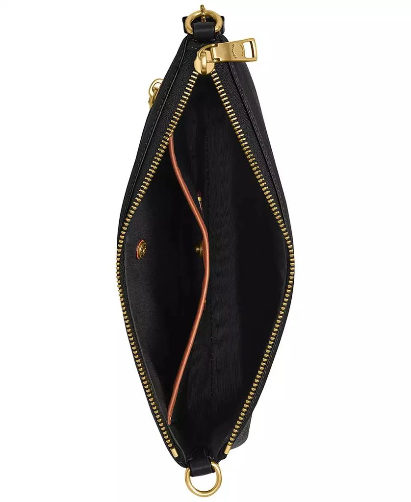 Coach Legacy Small Refined Pebble Leather Zip Top Crossbody 4