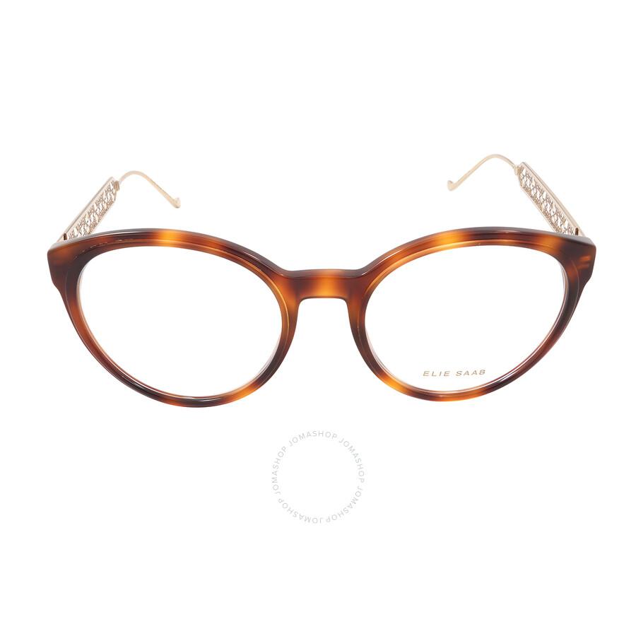 Elie Saab Demo Cat Eye Ladies Eyeglasses ES 075 086 51