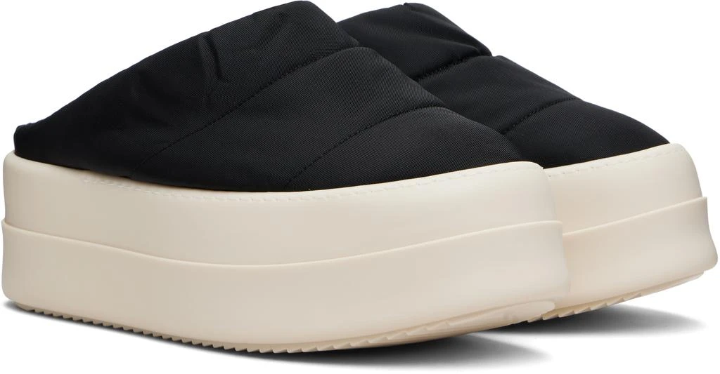 Rick Owens Black Concordians Mega Bumper Slip On Lunar Sneakers 4