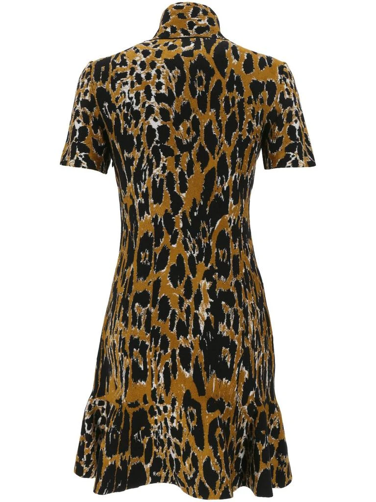 Alaïa Alaïa Leopard Jacquard Skater Dress 2