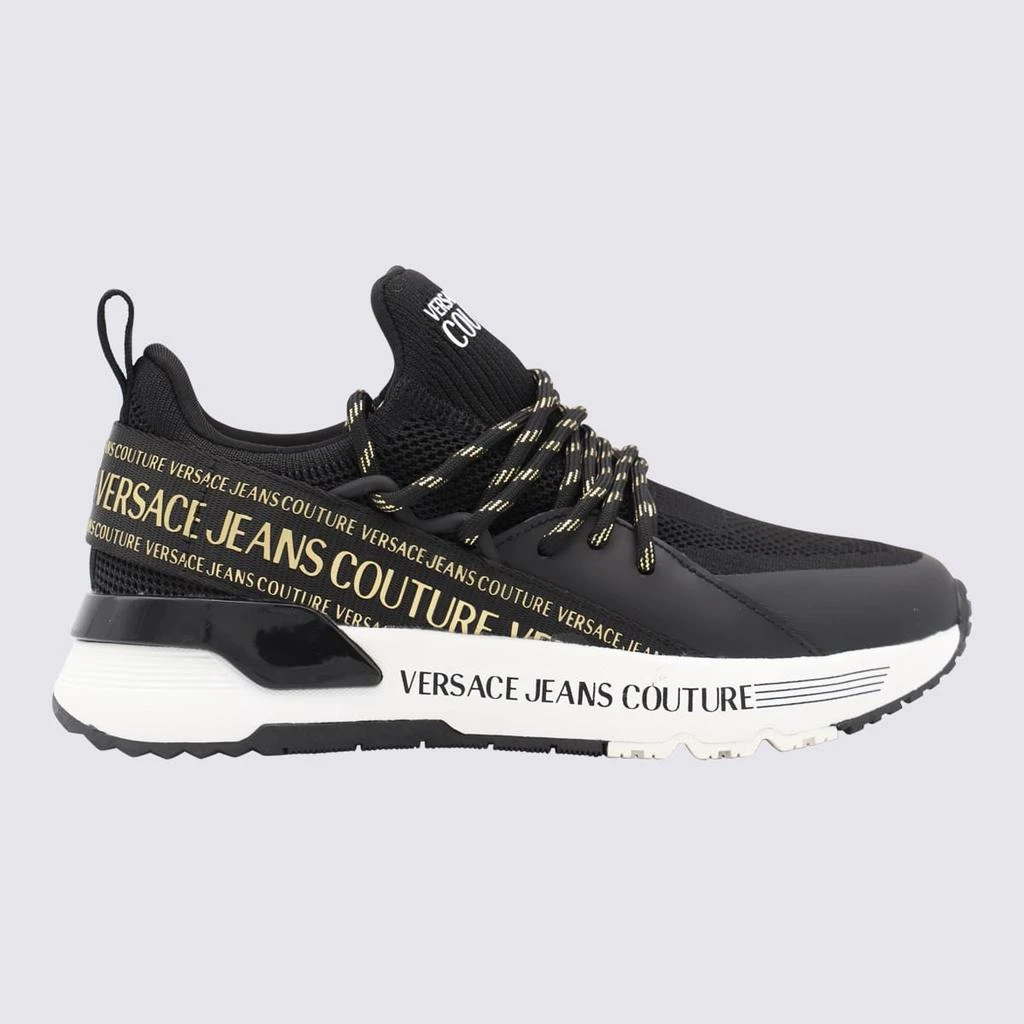 Versace Black And Gold Sneakers 1