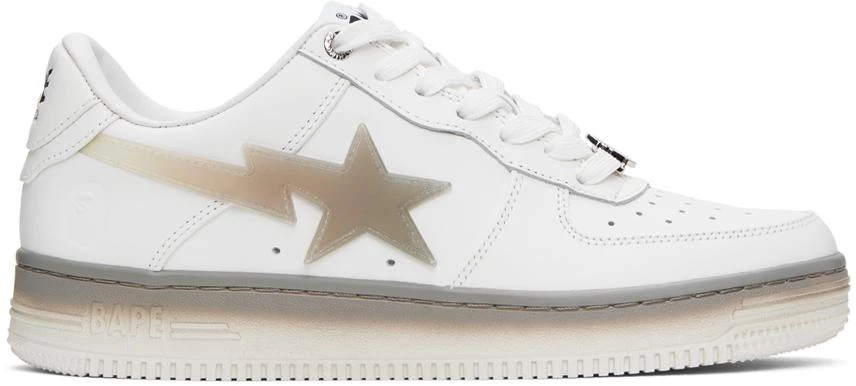 Bape White Sta #5 Sneakers 1