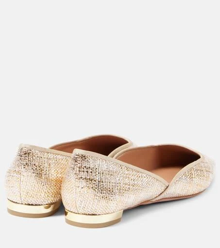 Aquazzura Maia canvas ballet flats 3