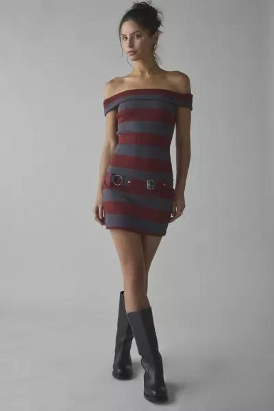 The Ragged Priest The Ragged Priest Pixie Off-The-Shoulder Mini Dress 1