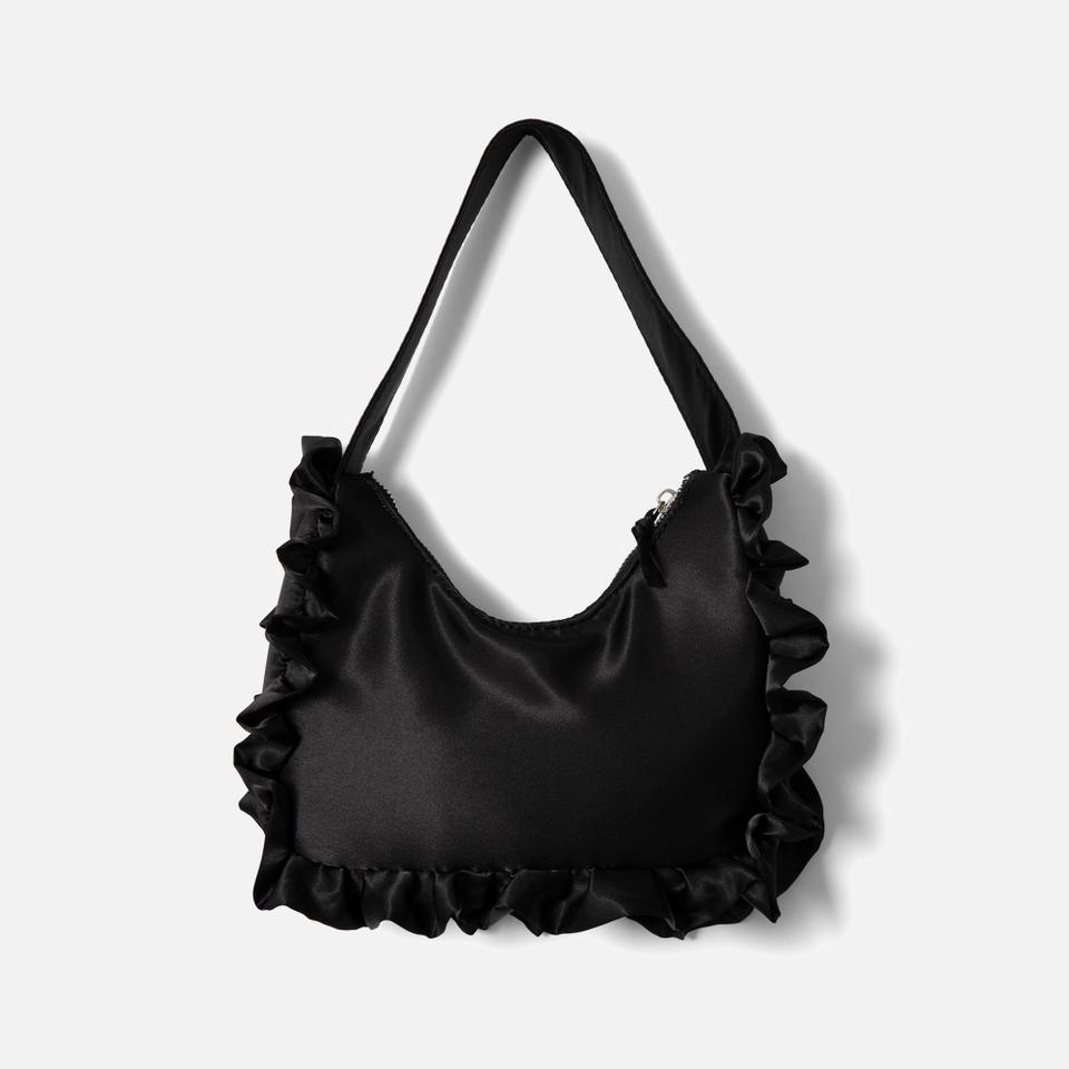 Damson Madder Damson Madder Women's 90S Frill Shoulder Bag - Black