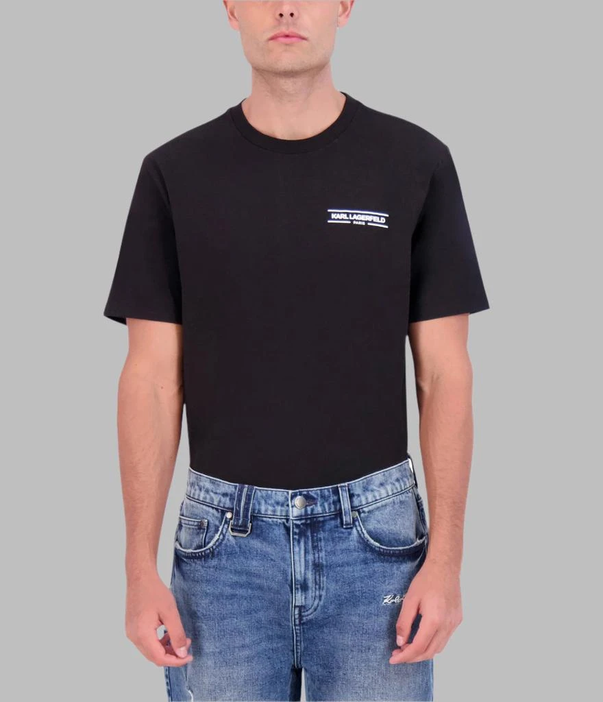 Karl Lagerfeld Paris 5 POCKET DENIM PANT WITH SIGNATURE LOGO 5