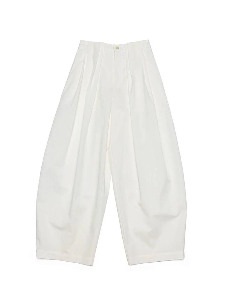 Pixie Market White Pleated Barrel Leg Pants -PREORDER 6