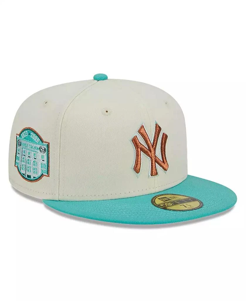 New Era Men's White New York Yankees City Icon 59FIFTY Fitted Hat 1