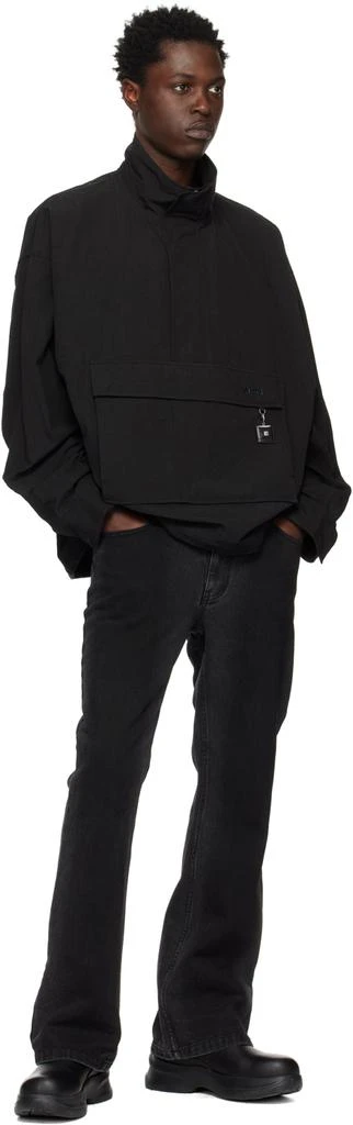 Wooyoungmi Black Half-Zip Jacket 4