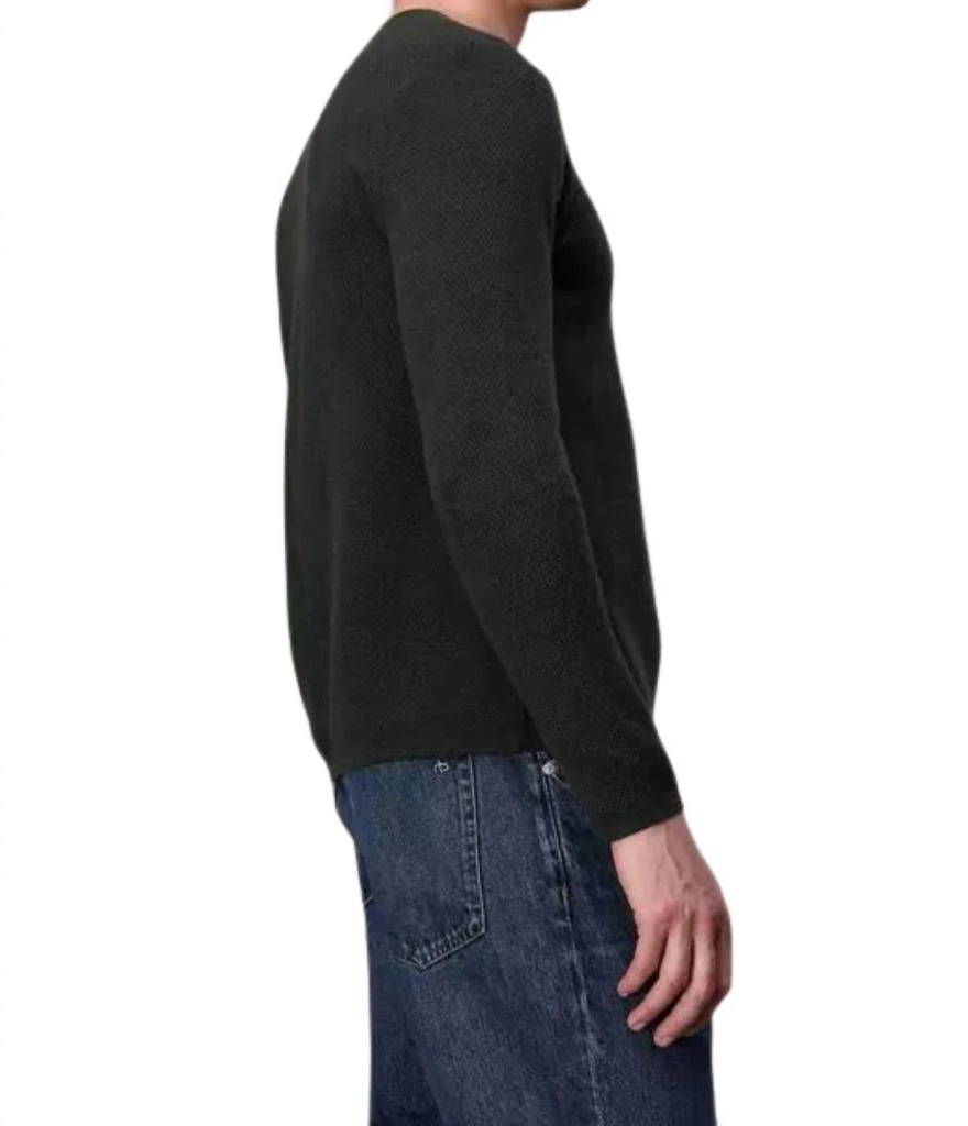 Rag & Bone Bennet Crew Sweater In Forest Green 2