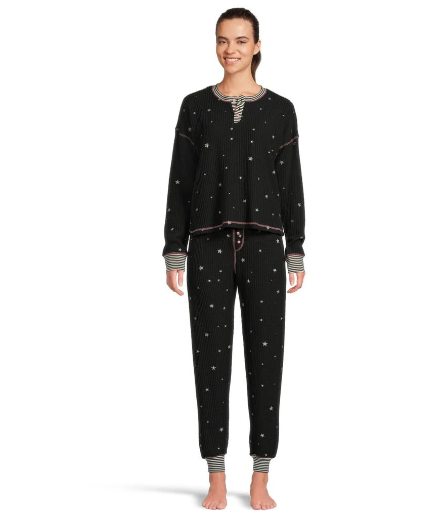 P.J. Salvage Ski Jammie Classics Pajama Pj Set 1