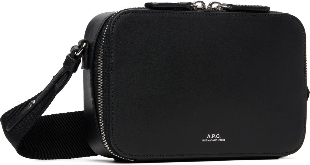 A.P.C. Black Soho camera bag