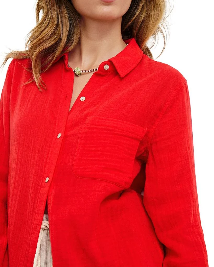 Rails Ellis Cotton Gauze Button Down Shirt 4