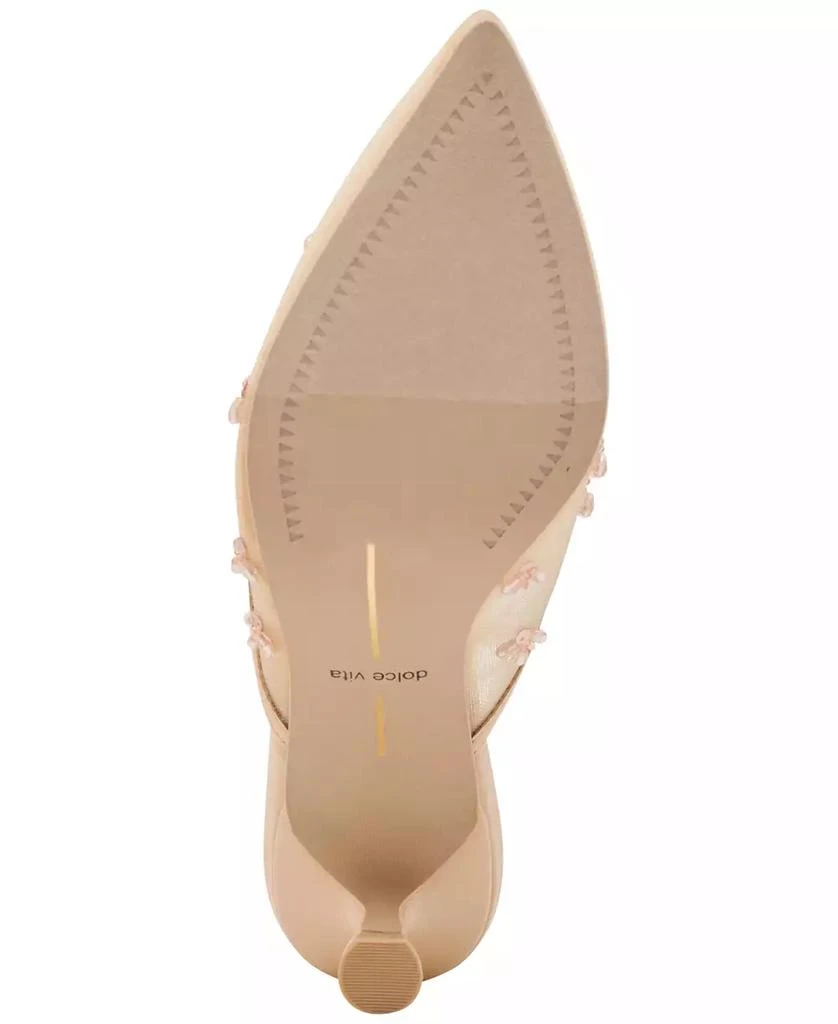 Dolce Vita Women's Clara Mesh Wide-Width Pointed-Toe Mule Pumps 5
