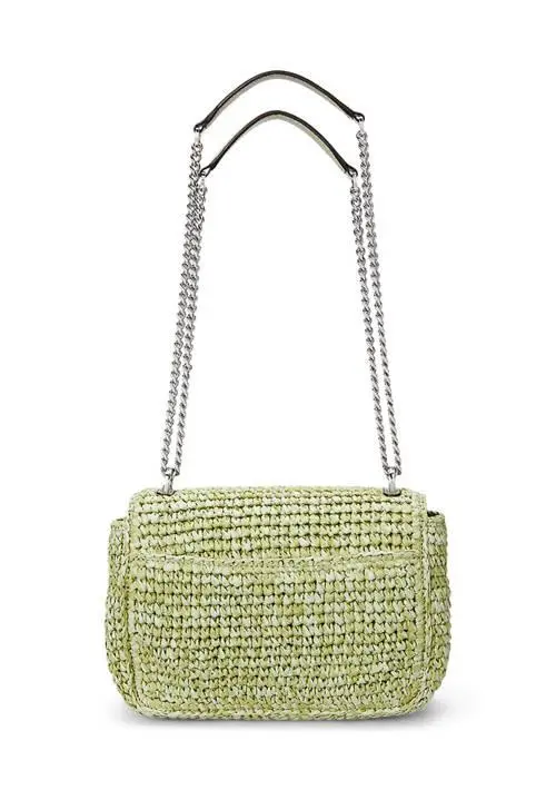Ralph Lauren Mélange Woven Straw Medium Sophee Bag 4