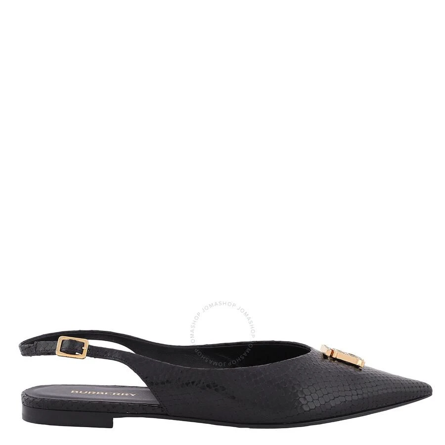 Burberry Open Box - Burberry Sienna Slingback Leather Balllerina Flats 1