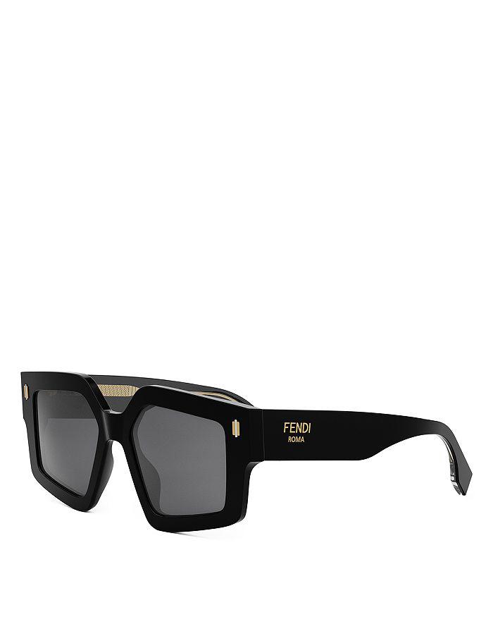FENDI ラウントフレムサンクラス FE40137I 53E Fendi Roma FE40137I 53E Sunglasses - US
