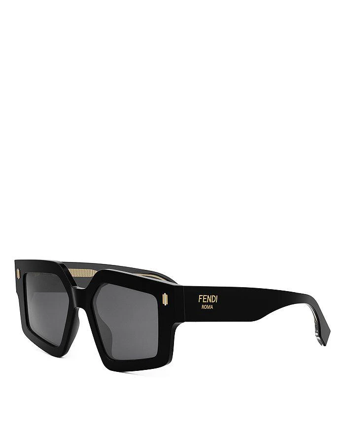 Fendi Roma Square Sunglasses, 52mm 1