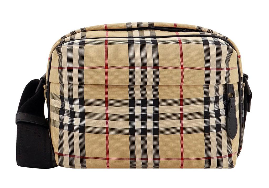 【BURBERRY】チェック ジップアップ メッセンジャー バッグ Burberry Burberry Checked Zip-Up Messenger Bag - Shoulder