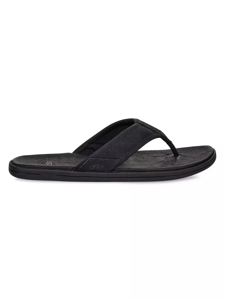 UGG Unisex Seaside Flip Leather Flip Flops 1