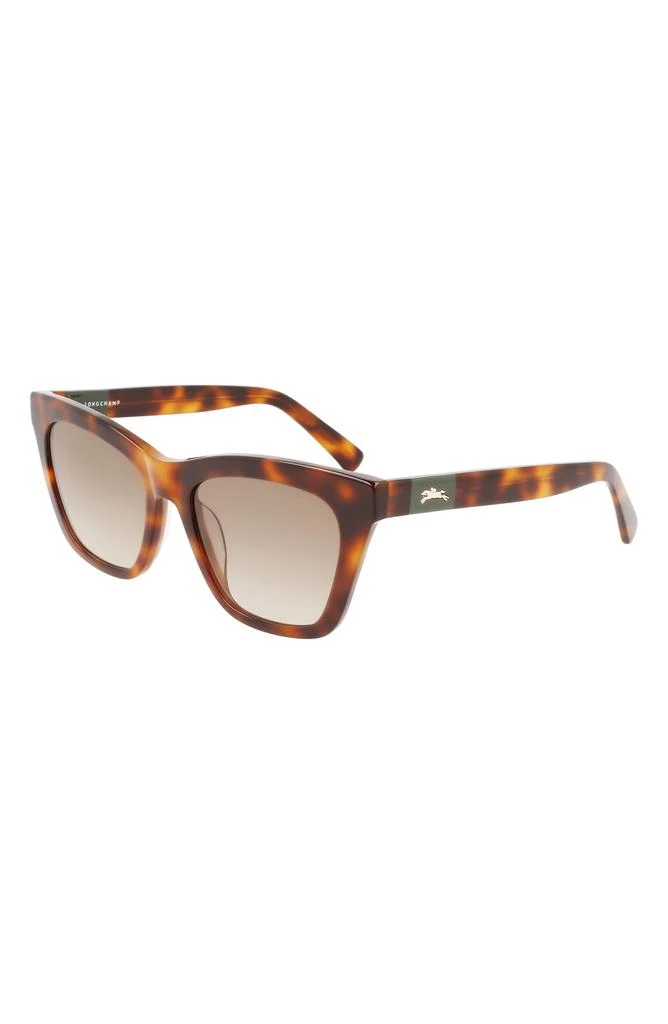 Longchamp Le Pliage 54mm Modified Rectangular Sunglasses 2