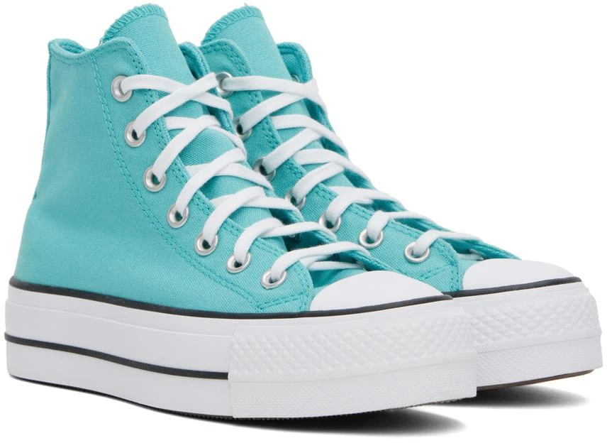 Converse Blue Chuck Taylor All Star Lift Platform Stars Sneakers 4