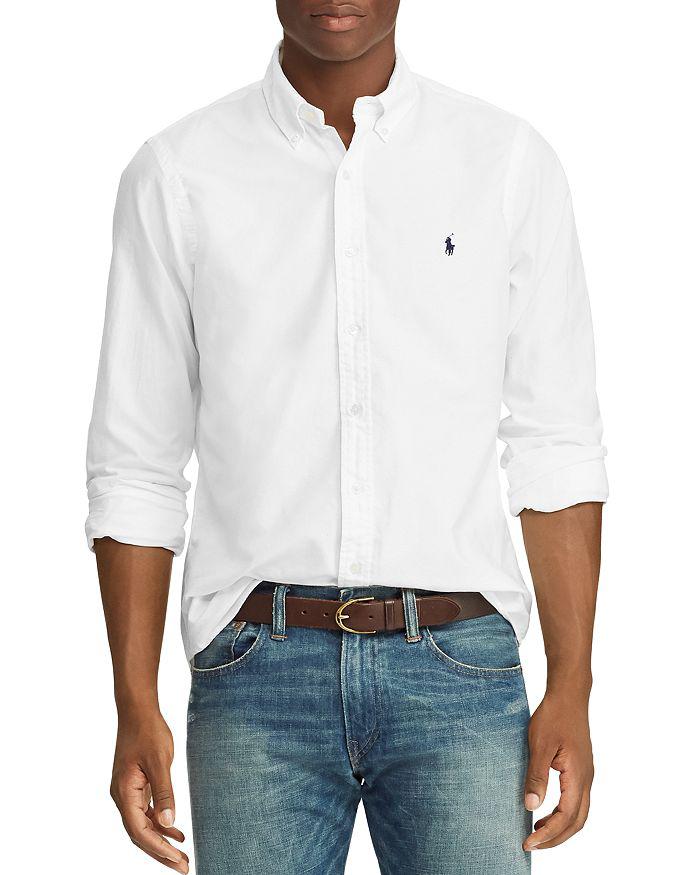 Ralph Lauren Classic Fit Long Sleeve Cotton Oxford Button Down Shirt