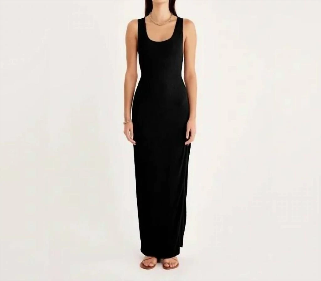 Rumer - Rosa Rib Maxi Cut Out Dress  On Sale Now with Up to 61% Off |  Discover Exclusive Deals & Savings at BeyondStyle  Authentic RUMER women >  dresses >