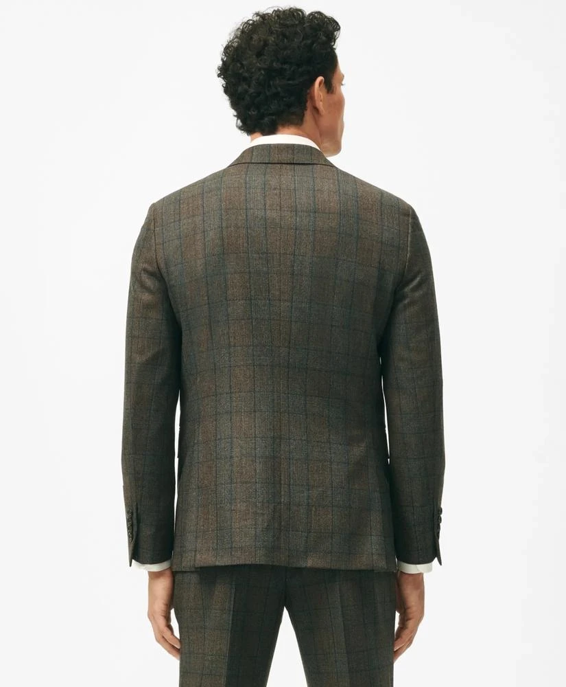 Brooks Brothers Slim Fit Wool Cashmere Checked 1818 Suit 4
