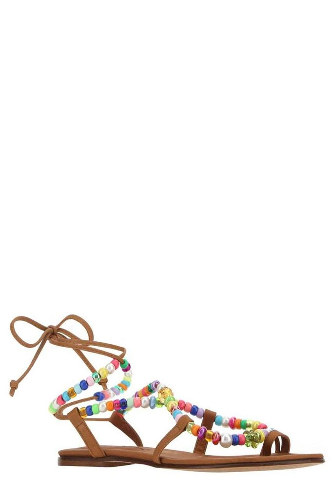 Alameda Turquesa Alameda Turquesa Beaded Strap Sandals 2