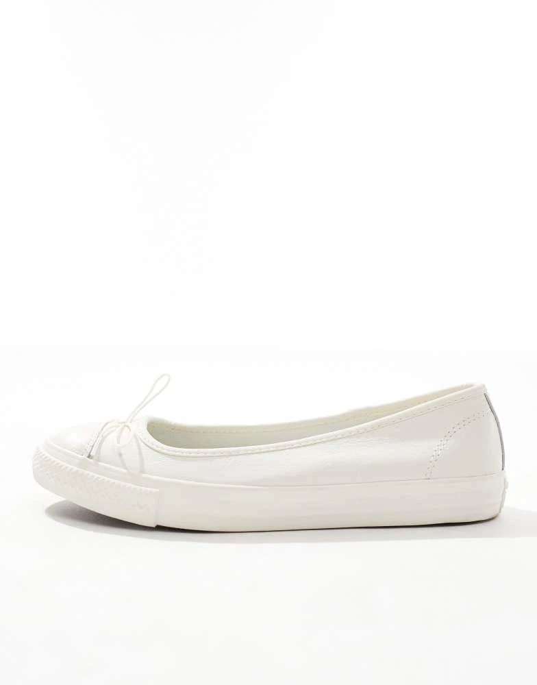 Converse Converse Chuck Taylor All Star ballet flats in white 2