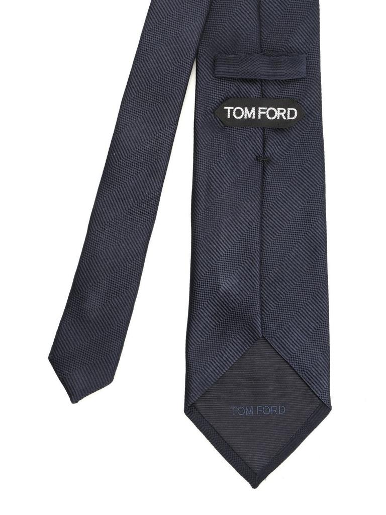Tom Ford Tom Ford Logo Embroidered Tie