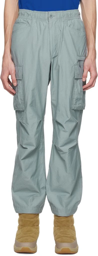 thisisneverthat Gray Embroidered Cargo Pants 1