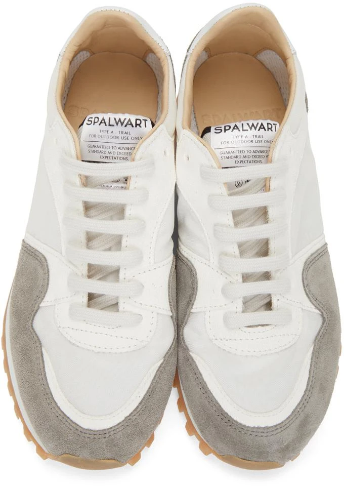 Spalwart White & Beige Marathon Trail Low (WBHS) Sneakers 5