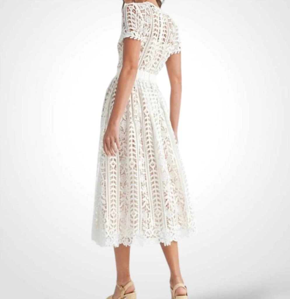 ENDLESS BLU. Endless Blu. - What A Feeling Midi Lace Dress 3