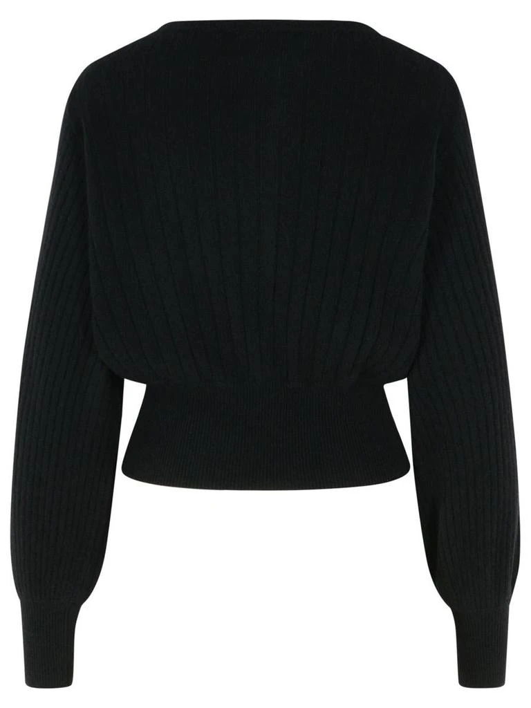 Colorush Colorush 'Prague Lux' Black Cashmere Sweater 3