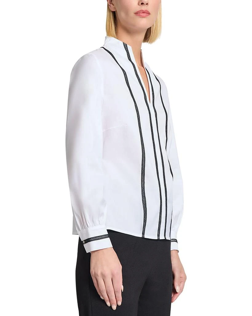 Misook Stand Collar Blouse 3