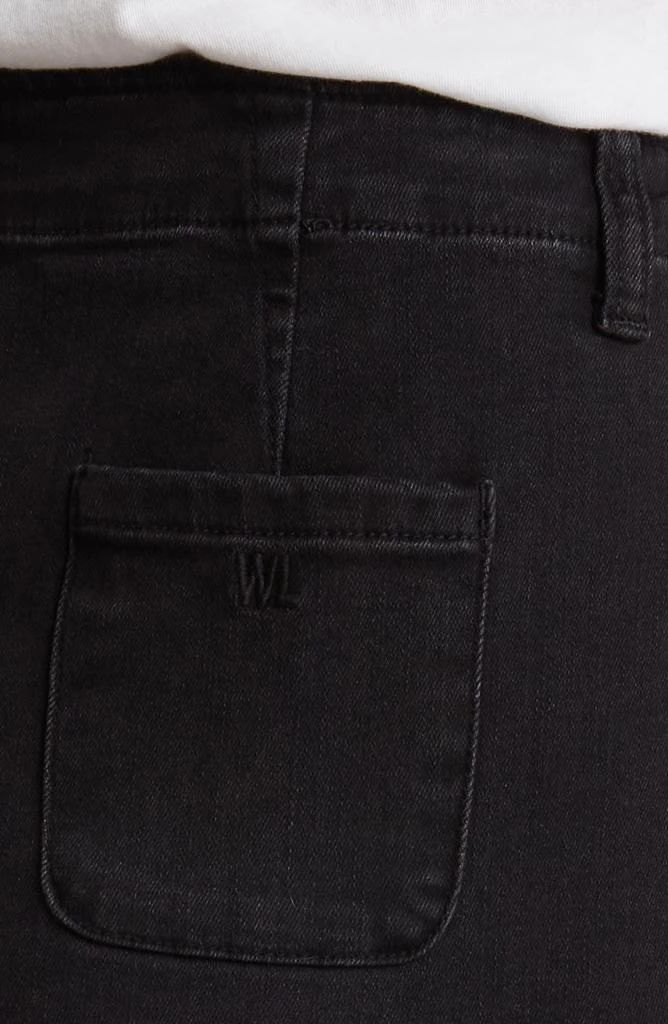Wash Lab Denim Daily Slit Denim Midi Skirt 4