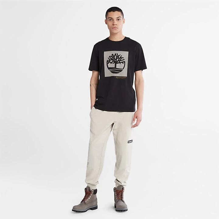 Timberland Dotted Tree-logo T-Shirt for Men in Black 3