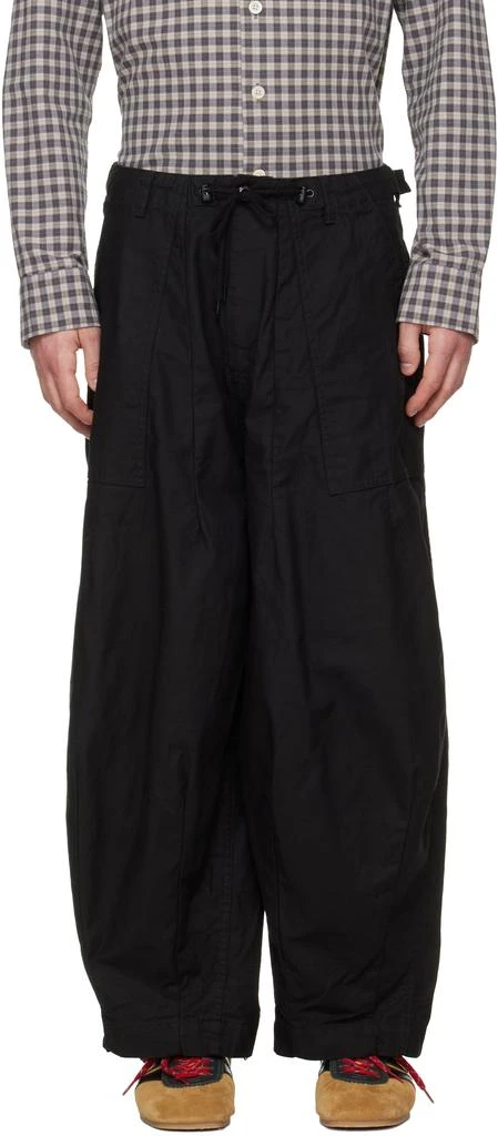 Needles Black H.D. Fatigue Trousers