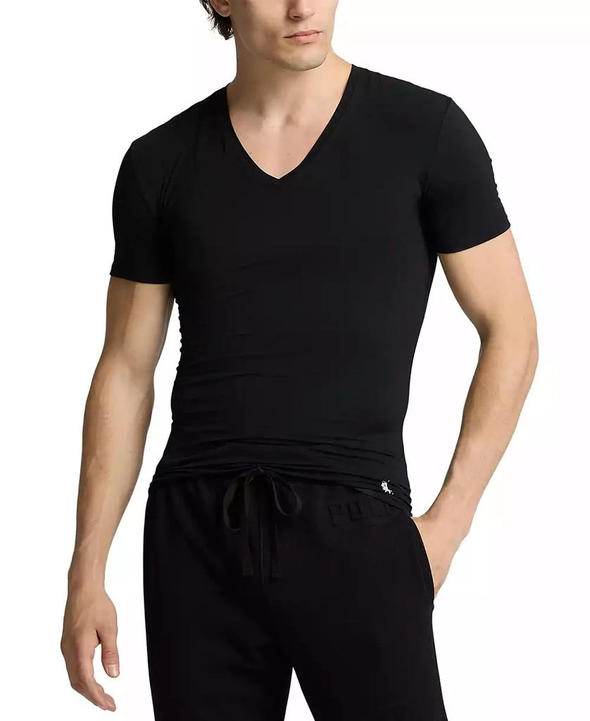Ralph Lauren Men's 2-Pack Perfect Flex V-Neck T-Shirts 2