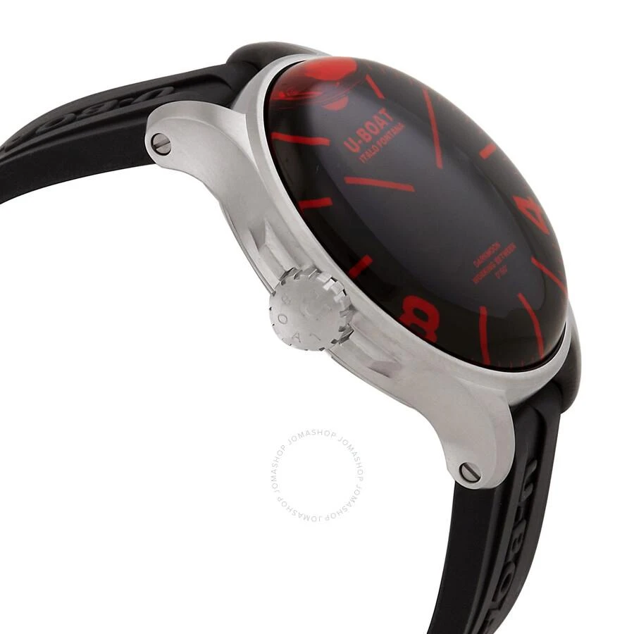 U-Boat Darkmoon Red Glass Quartz Black Dial Men's Watch 8465 2