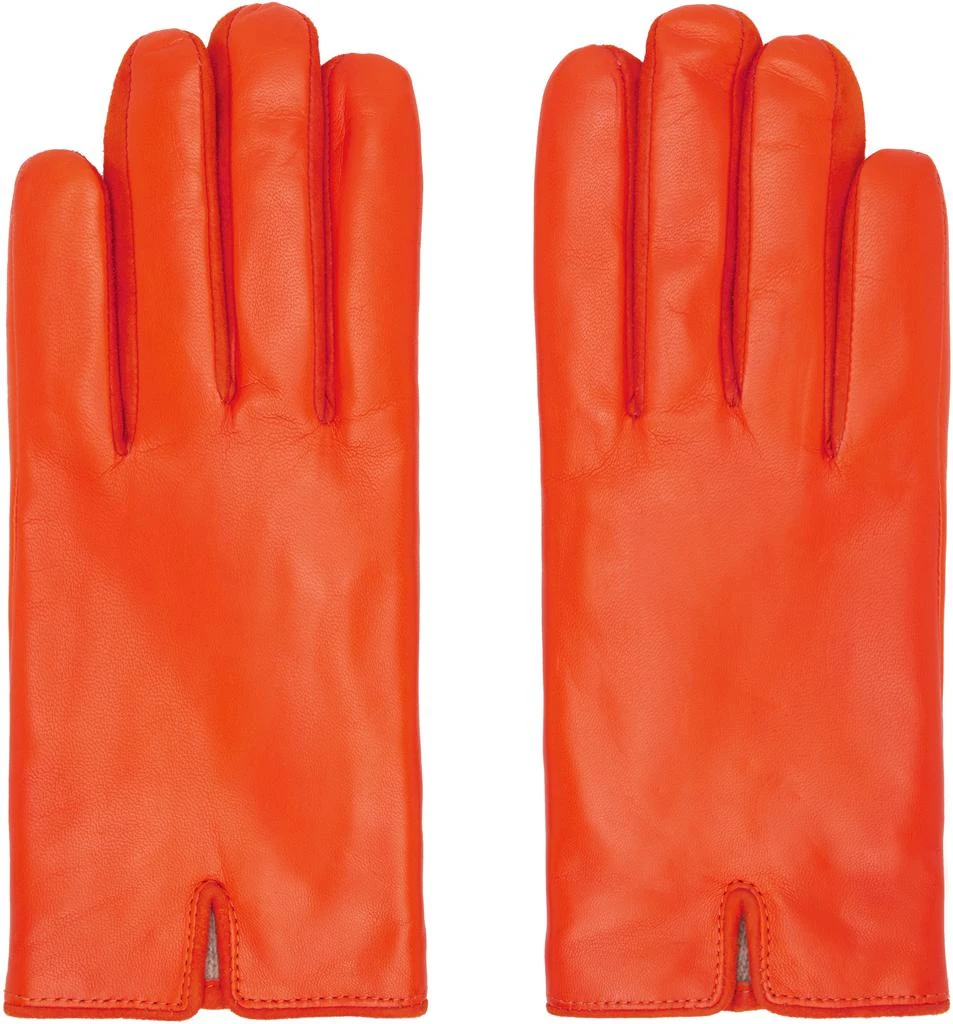 Handsome Stockholm SSENSE Exclusive Orange Essentials Gloves