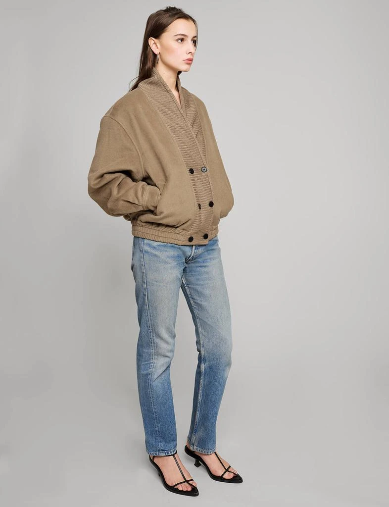 Pixie Market Mocha Bomber Jacket 7